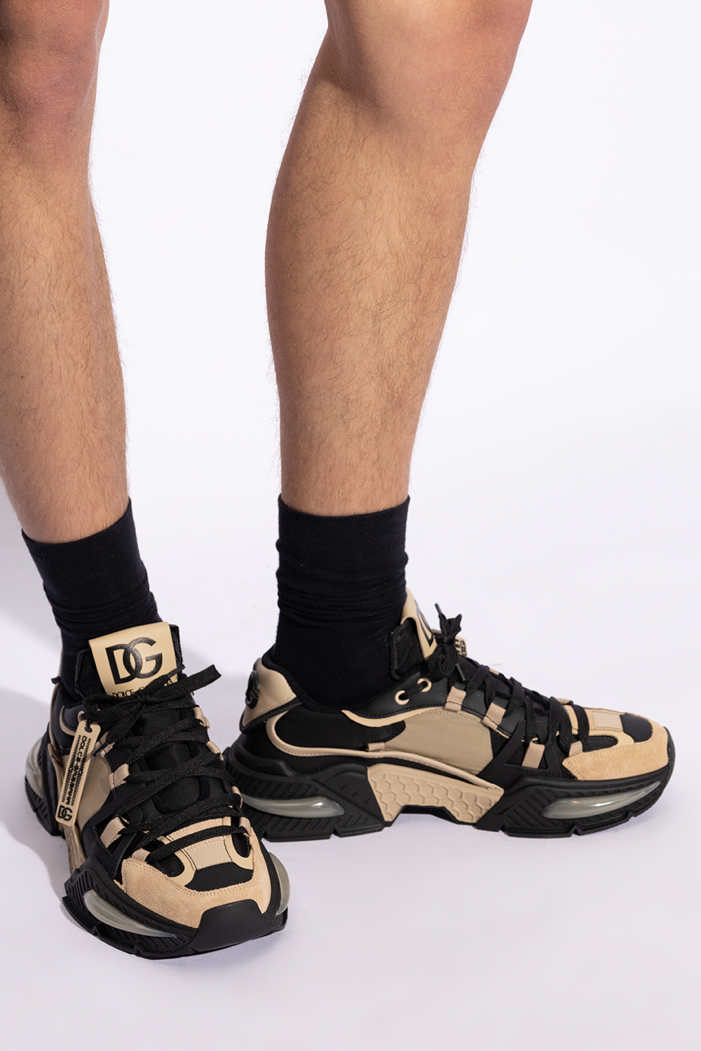 Dolce & Gabbana DG cut-out detail slides Purple